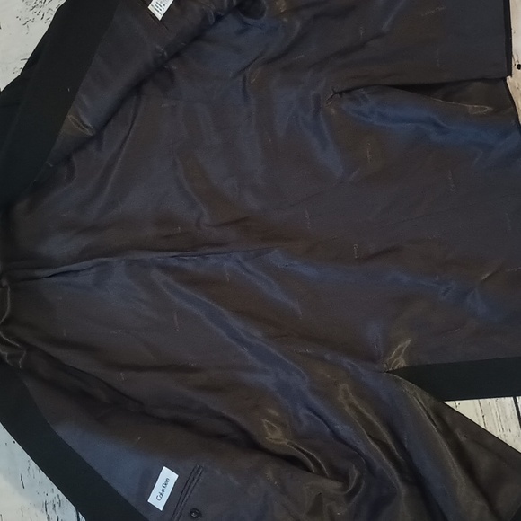 Calvin Klein Men's Gray Wool Blend 2 Button Blazer 46L - Picture 10 of 10